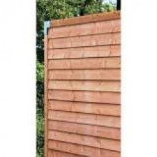 Wand Zweedsrabat red class wood type B 232 cm
